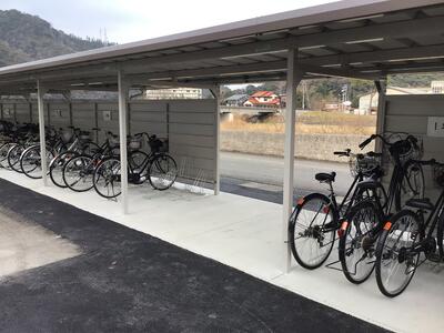 新・自転車小屋